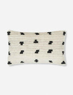 Dara Decorative Pillow | Wool-Blend, Organic Dot Motif
