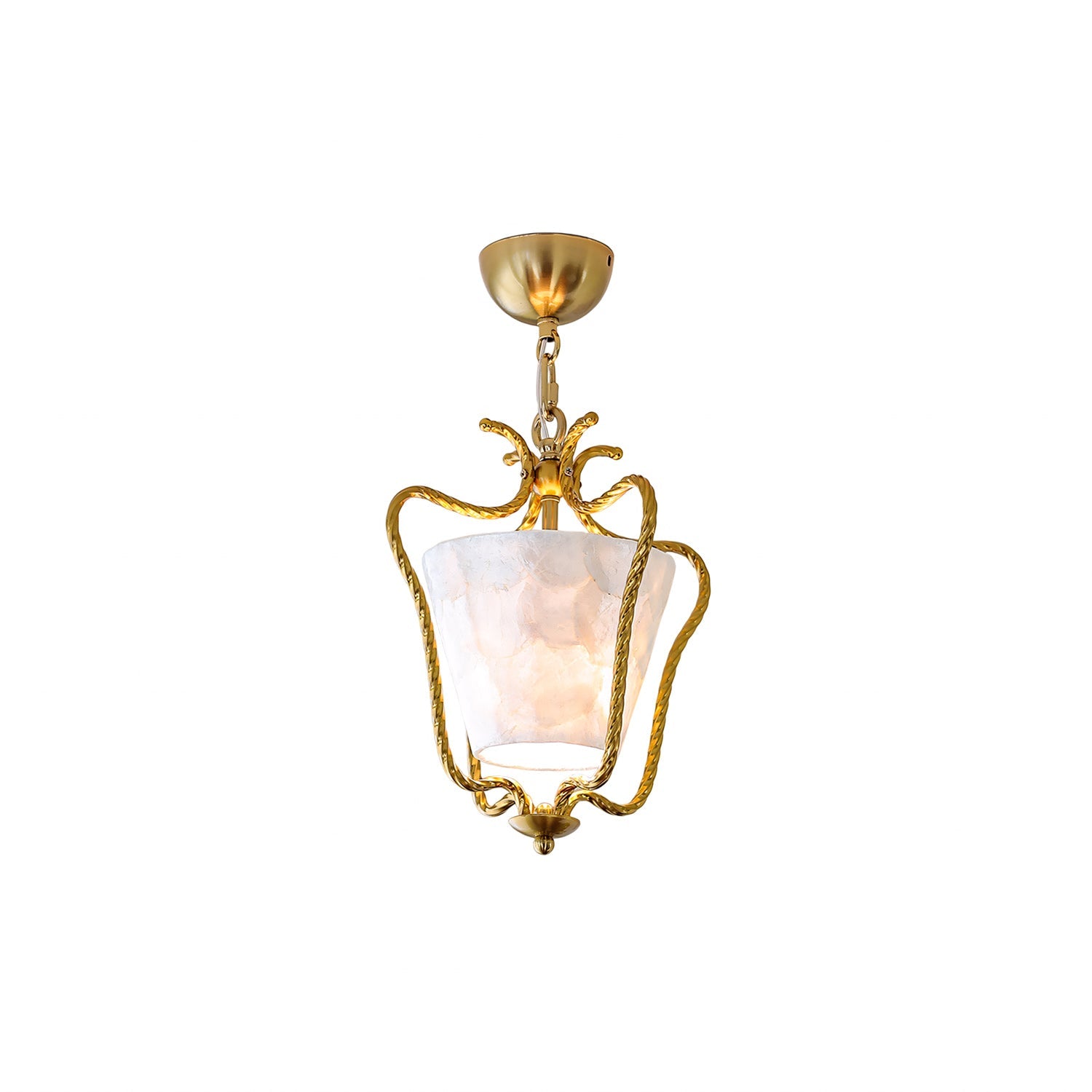 Isla Natural Seashell Flush Mount Ceiling Light