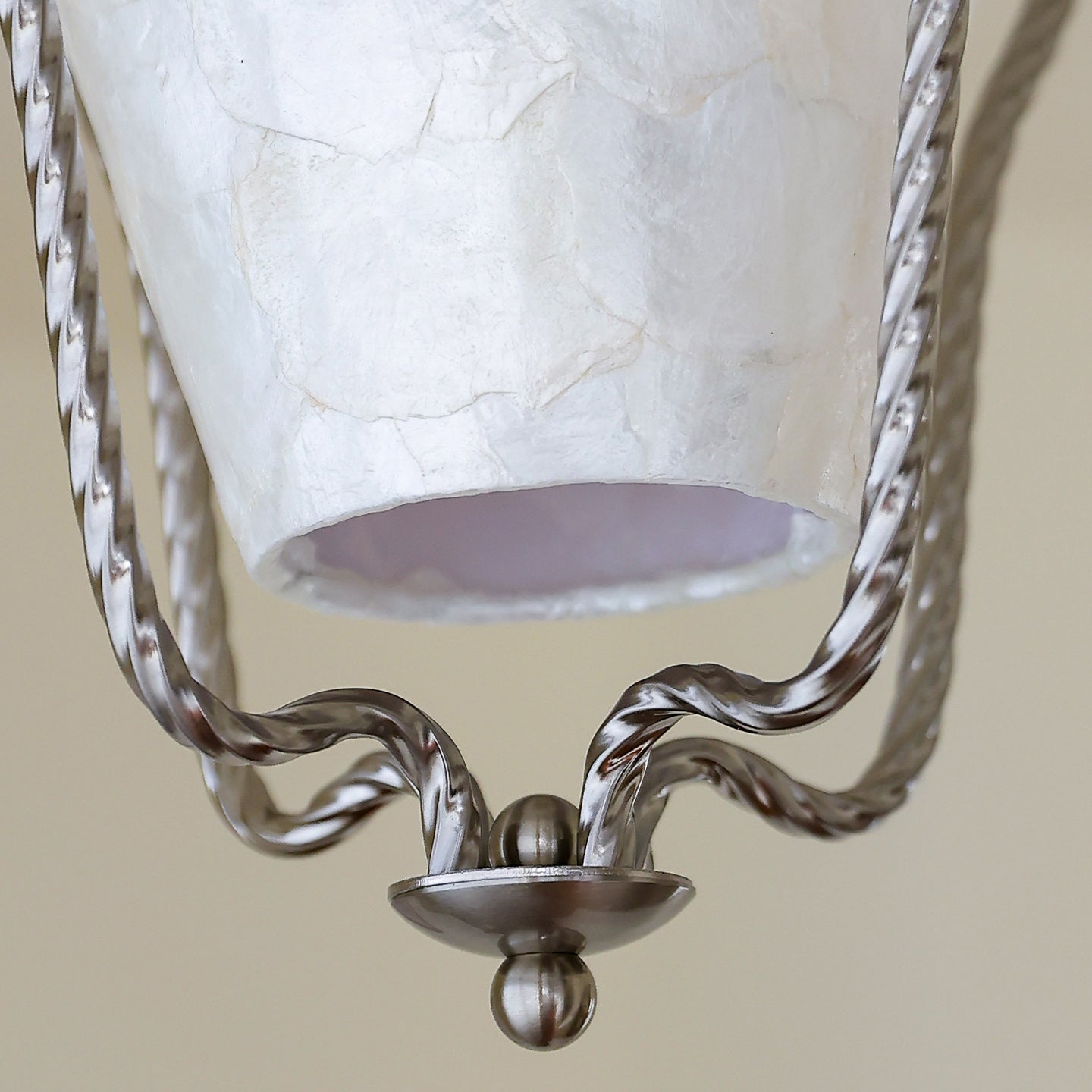 Isla Natural Seashell Flush Mount Ceiling Light