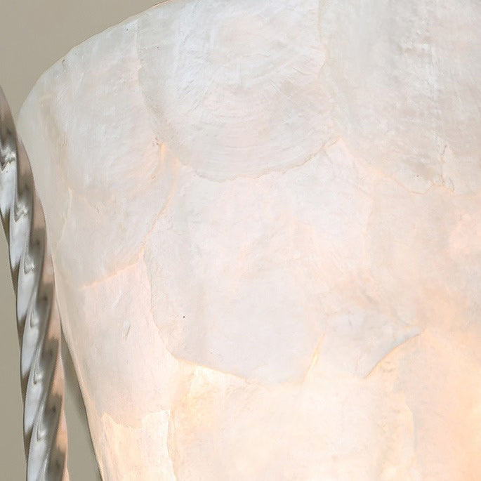 Isla Natural Seashell Flush Mount Ceiling Light
