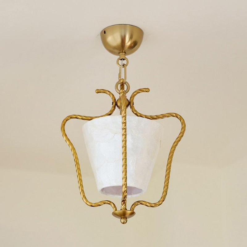 Isla Natural Seashell Flush Mount Ceiling Light