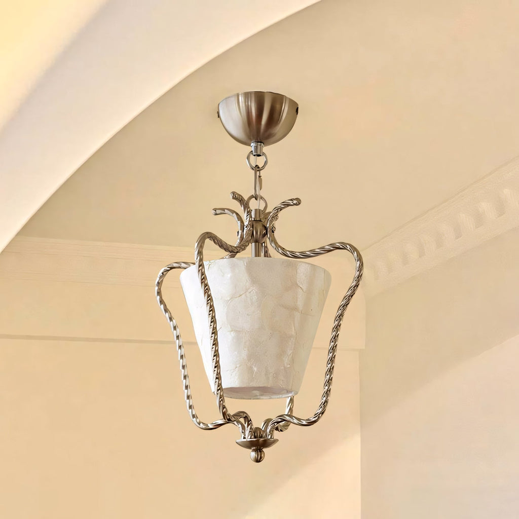 Isla Natural Seashell Flush Mount Ceiling Light