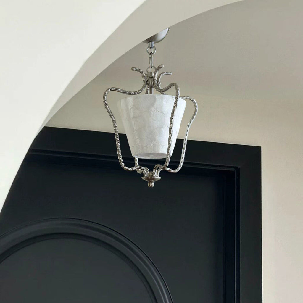 Isla Natural Seashell Flush Mount Ceiling Light