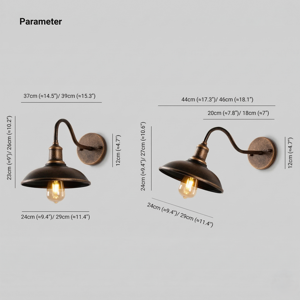 Velric – Outdoor Wall Lamp with Vintage Design