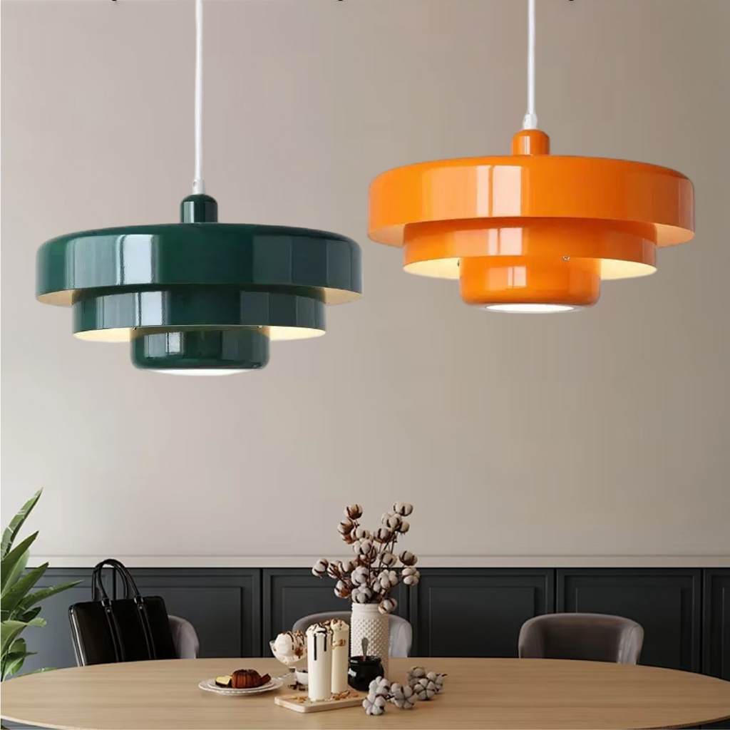 ItaloLux: Italian Pendant Light in Bauhaus Design – Elegant Hanging Lamp for Dining Room & Living Room