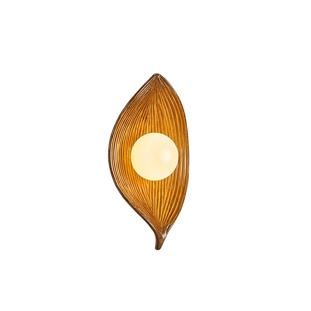 Iyana Resin Leaf Wall Sconce