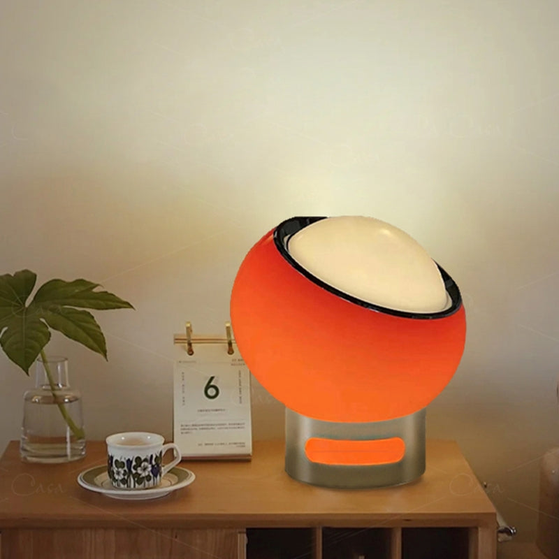 Vintage Glass Globe LED Table Lamp 1-Light