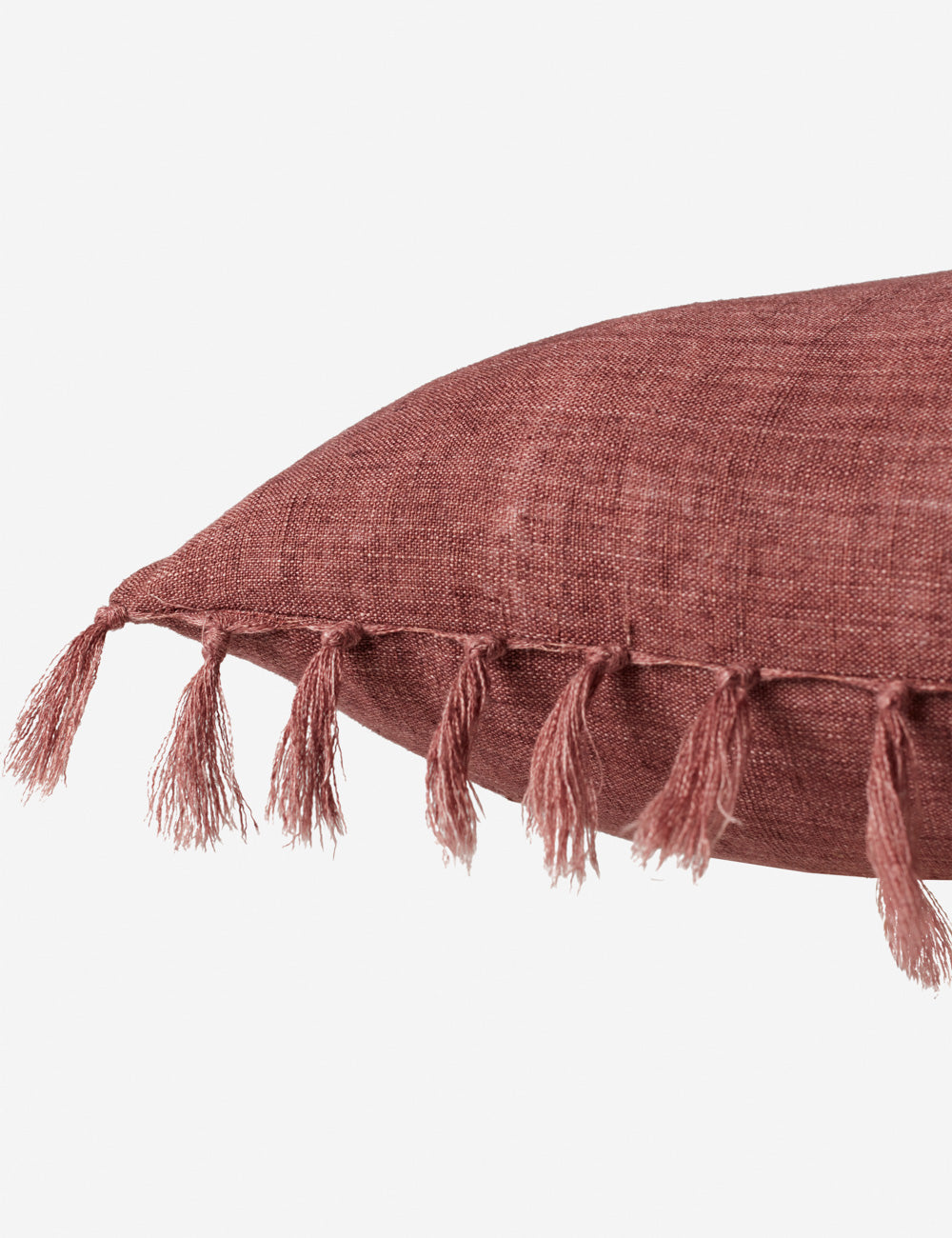 Brio Linen Pillow | Handmade with Tasseled Ends
