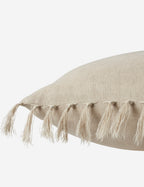 Brio Linen Pillow | Handmade with Tasseled Ends