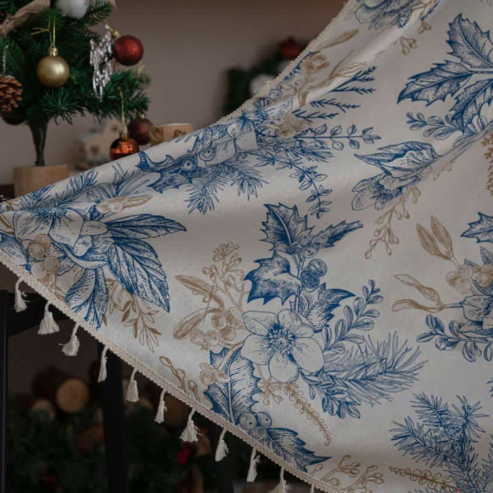 VintageFlora: Country Style Curtain with Floral Pattern – Light Filtering & Decorative for Living Room & Dining Room