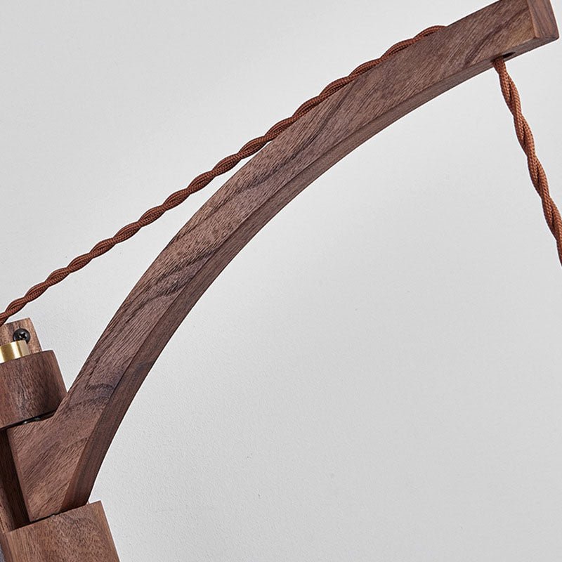 Kaelun – Wabi Sabi Wooden Wall Lamp With Glass Dome