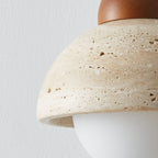 Kaelun – Wabi Sabi Wooden Wall Lamp With Glass Dome