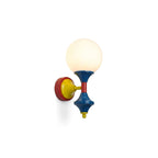 Postmodern Geometric Color-Block Wall Sconce