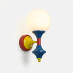 Postmodern Geometric Color-Block Wall Sconce