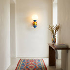 Postmodern Geometric Color-Block Wall Sconce