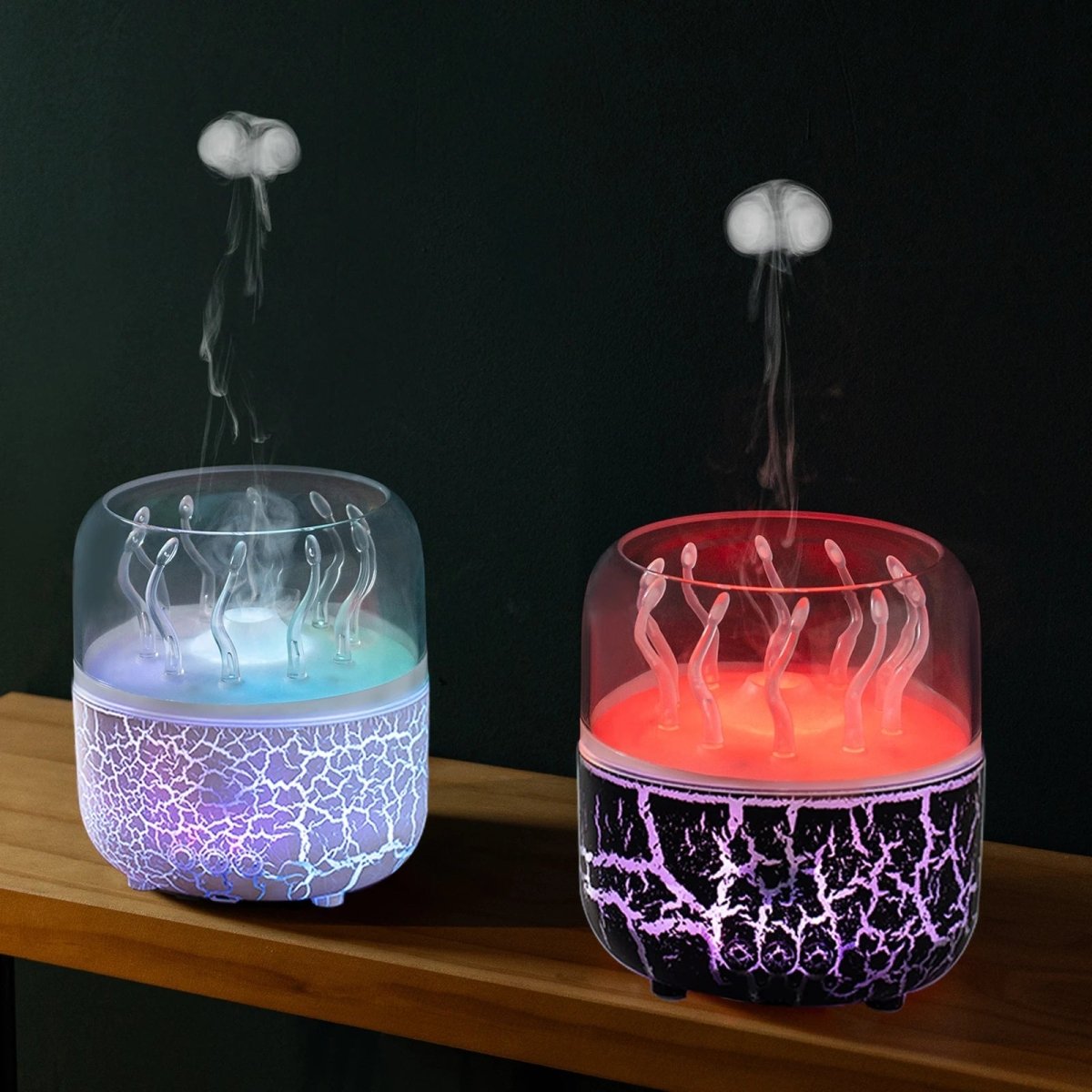 Mini Humidifier Jellyfish Design ABS Cool Mist Aromatherapy