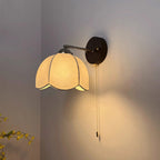 Farmhouse Wood-Backed Dome Wall Sconce
