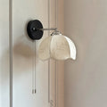 Farmhouse Wood-Backed Dome Wall Sconce
