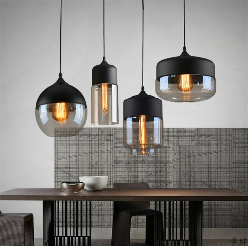 Laurissa - Luxury Hanging Lamp Mouth-Blown Glass Adjustable Cord
