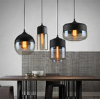 Laurissa - Luxury Hanging Lamp Mouth-Blown Glass Adjustable Cord