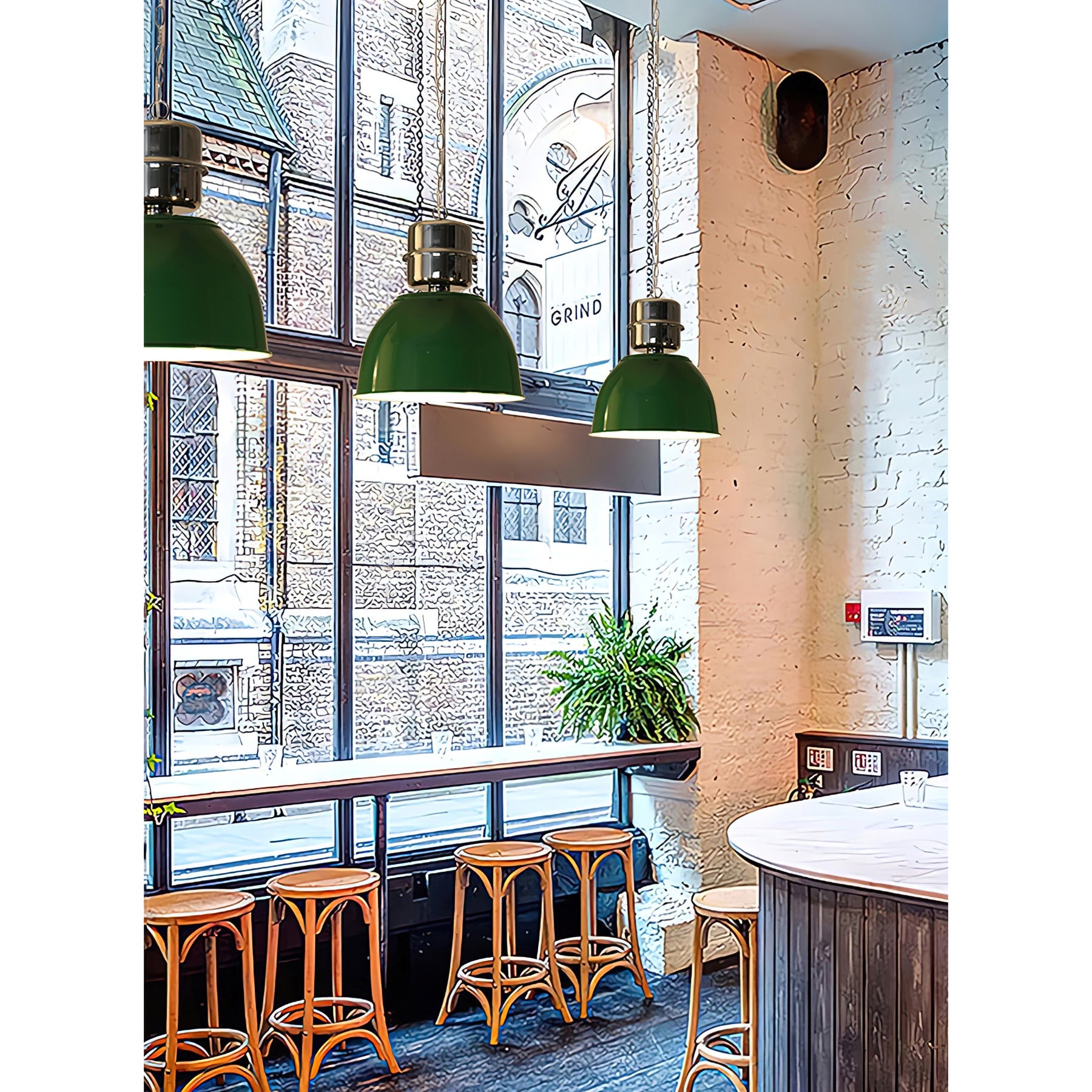 Dante Industrial Color-Pop Pendant Lamp