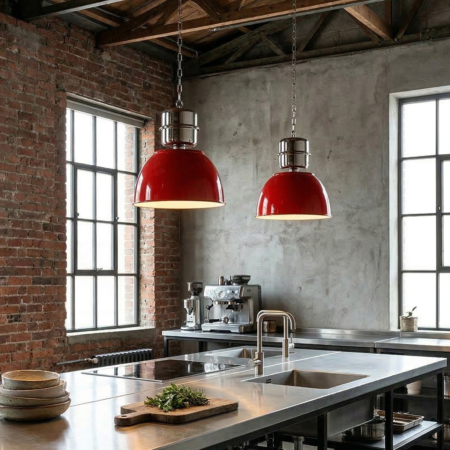Dante Industrial Color-Pop Pendant Lamp
