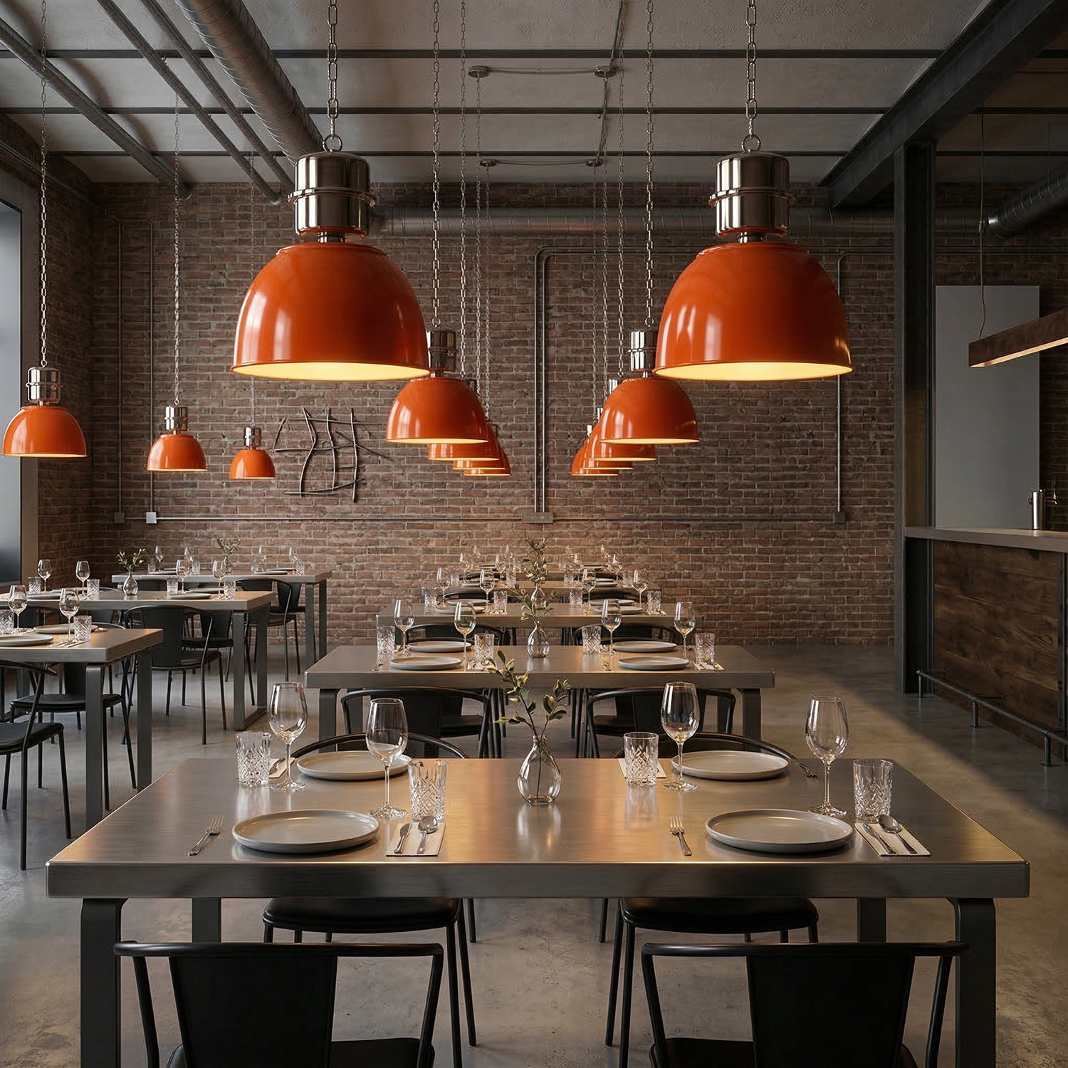 Dante Industrial Color-Pop Pendant Lamp