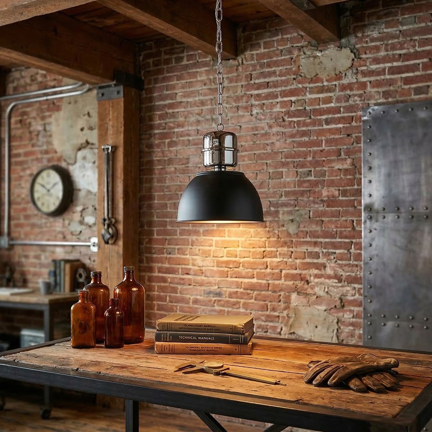 Dante Industrial Color-Pop Pendant Lamp