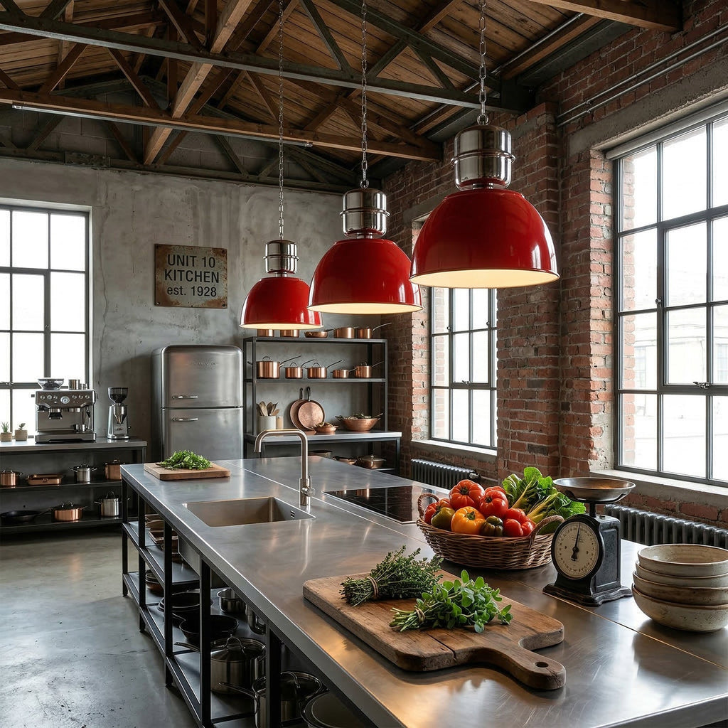 Dante Industrial Color-Pop Pendant Lamp