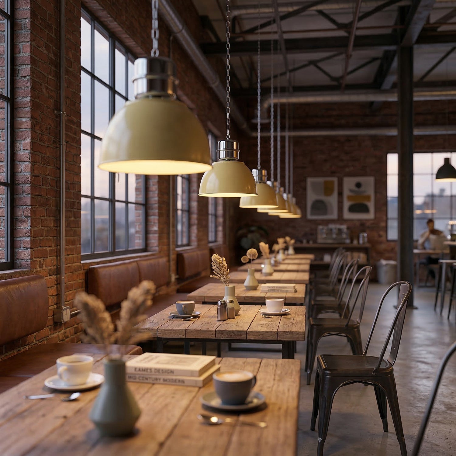 Dante Industrial Color-Pop Pendant Lamp