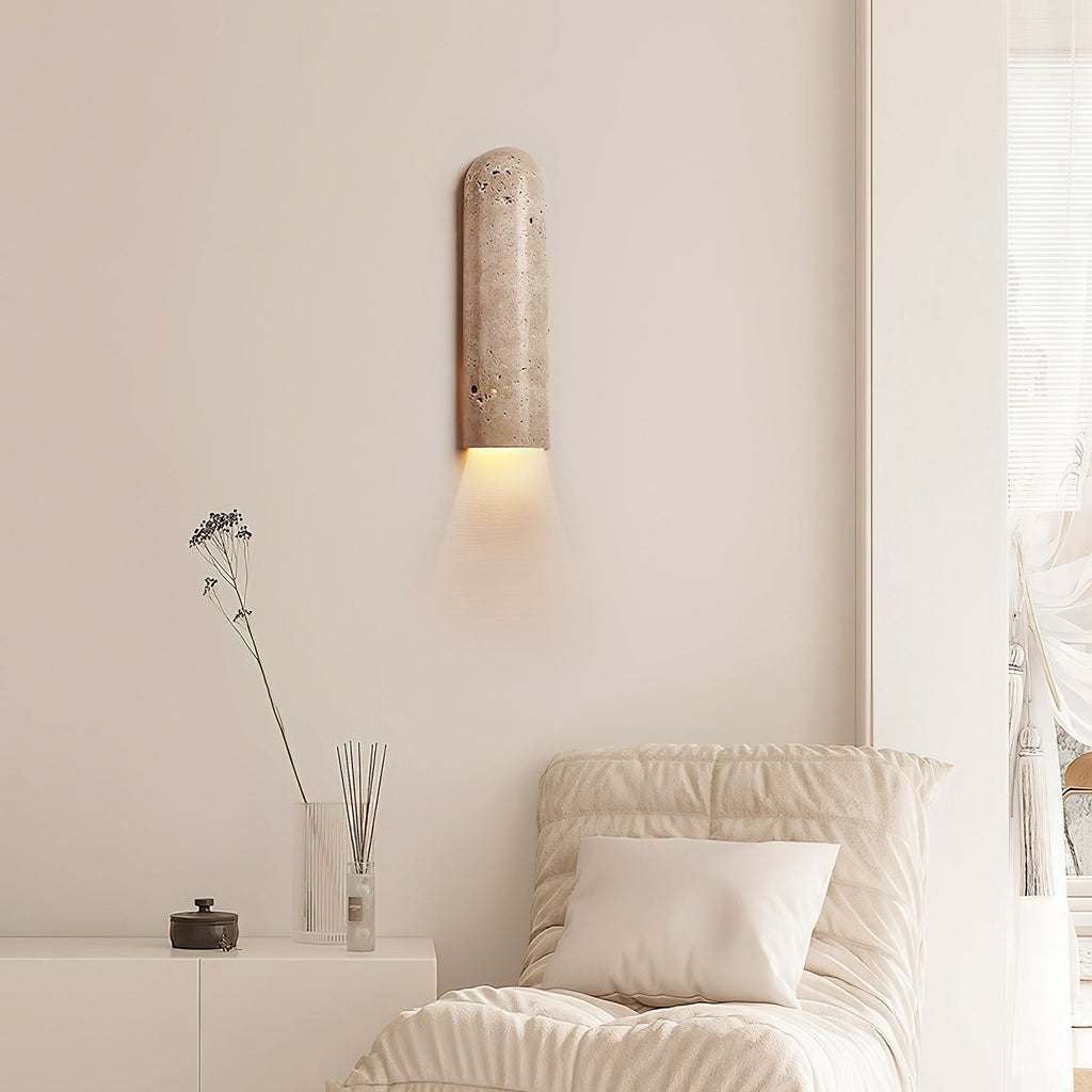 Travertine Up & Down Wall Sconce