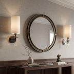 Fabric Column Torch Wall Sconce