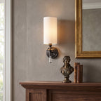 Fabric Column Torch Wall Sconce
