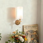 Fabric Column Torch Wall Sconce