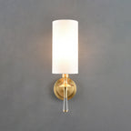 Fabric Column Torch Wall Sconce