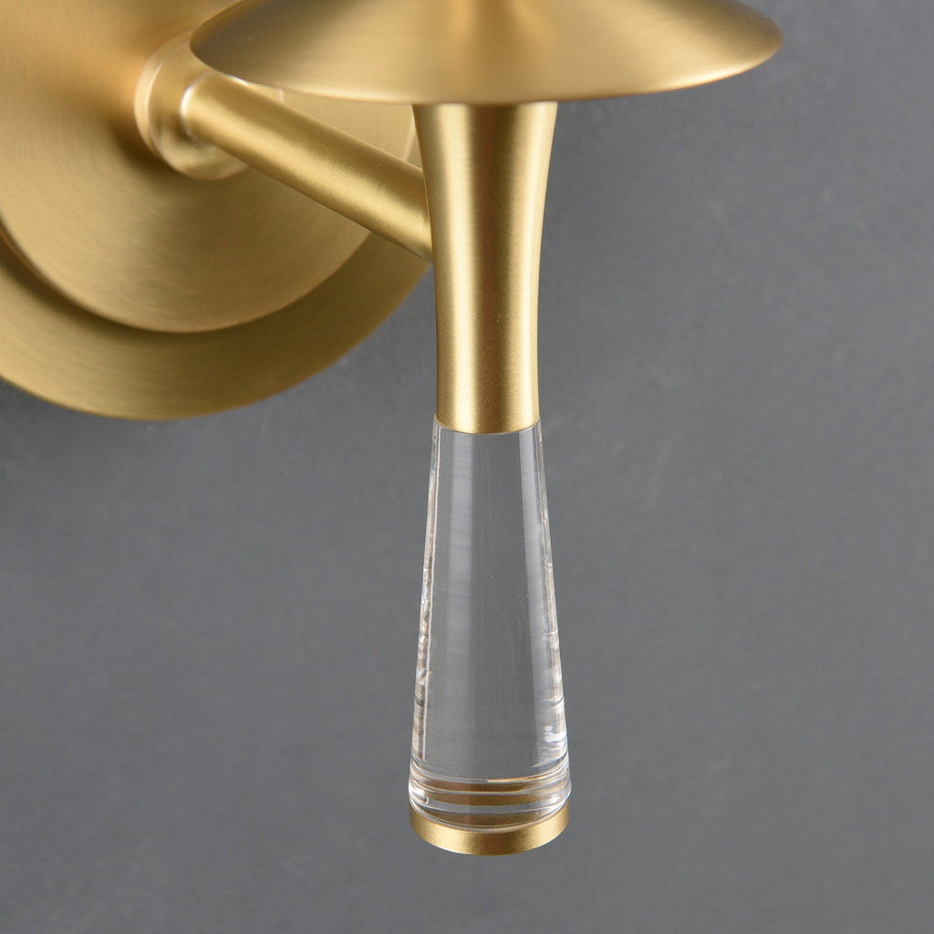 Fabric Column Torch Wall Sconce