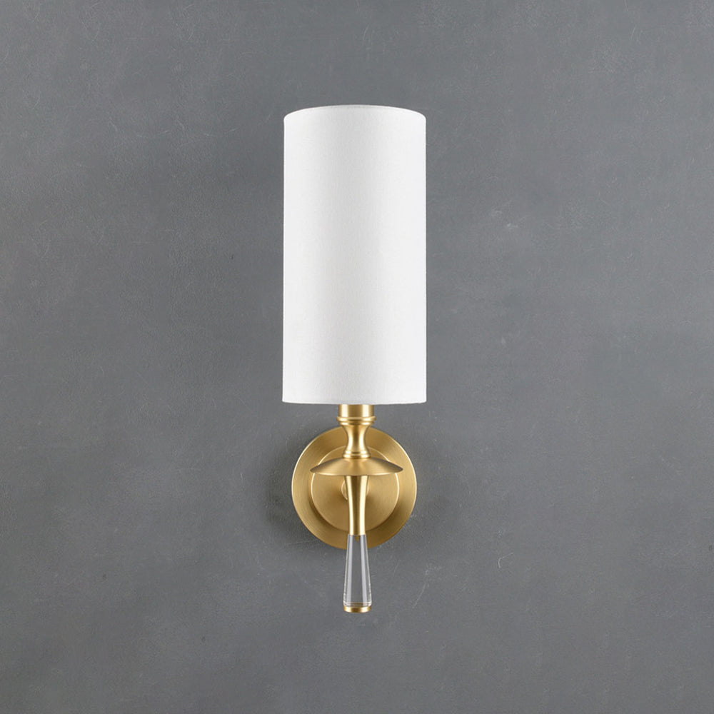 Fabric Column Torch Wall Sconce