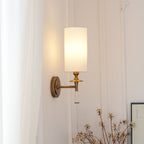 Fabric Column Torch Wall Sconce