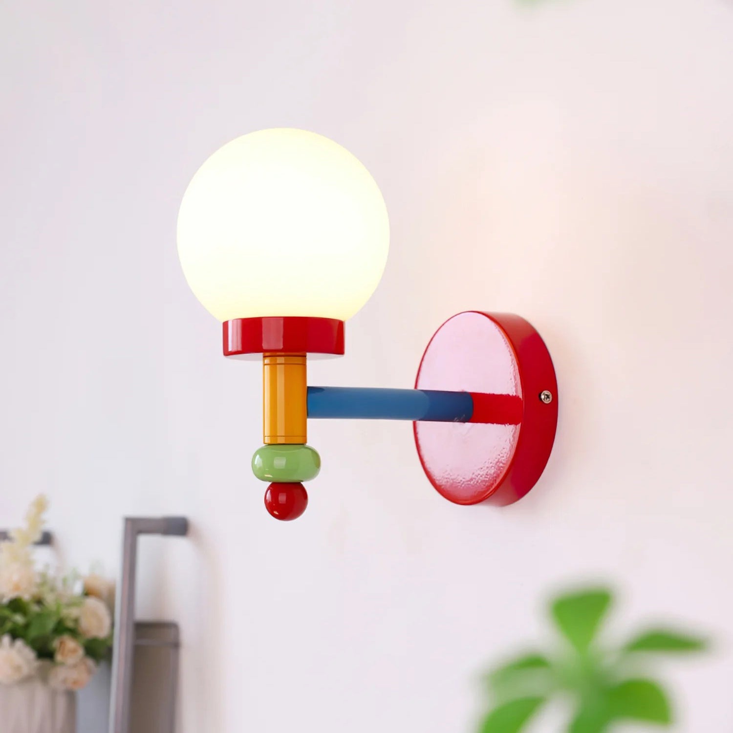 Playful Art Wall Lamp for Kids' Rooms