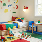 Playful Art Wall Lamp for Kids' Rooms