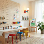 Playful Art Wall Lamp for Kids' Rooms