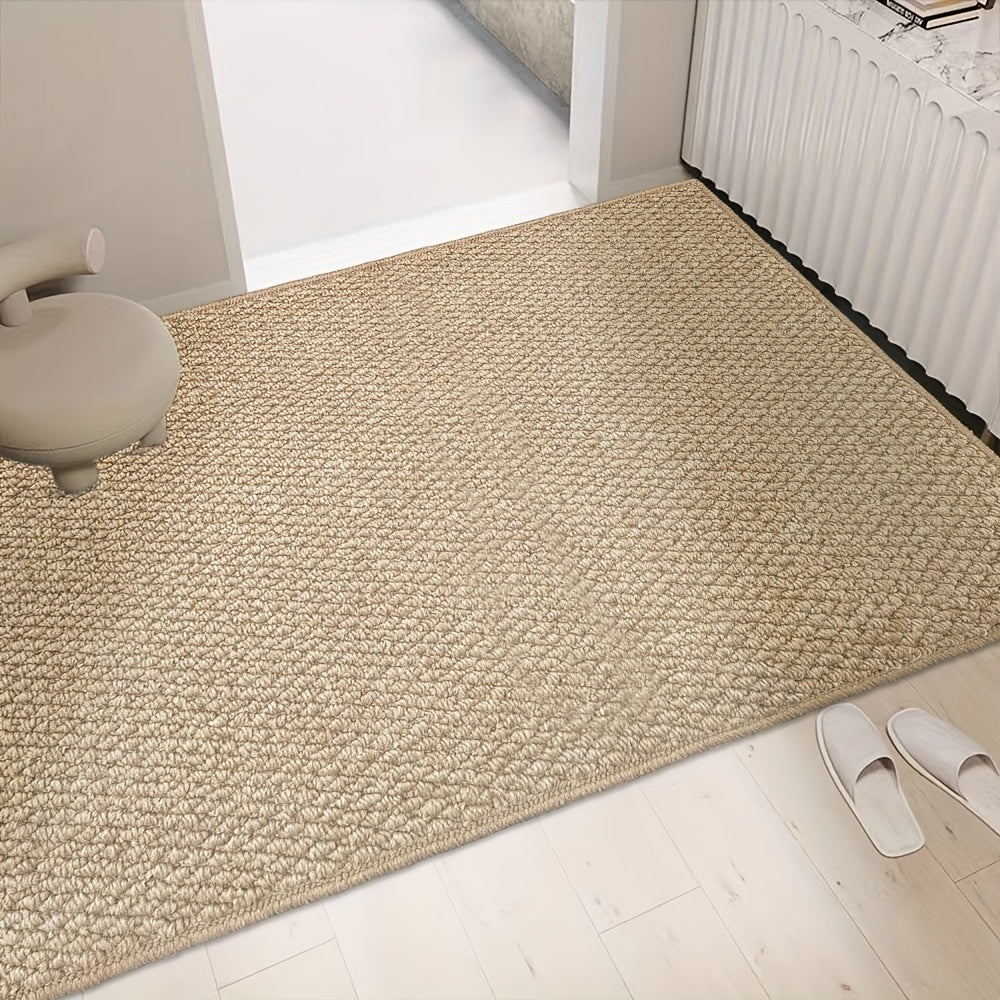 Jute-Style Entry Mat – Washable and Durable Floor Mat for Hallways and High-Traffic Areas