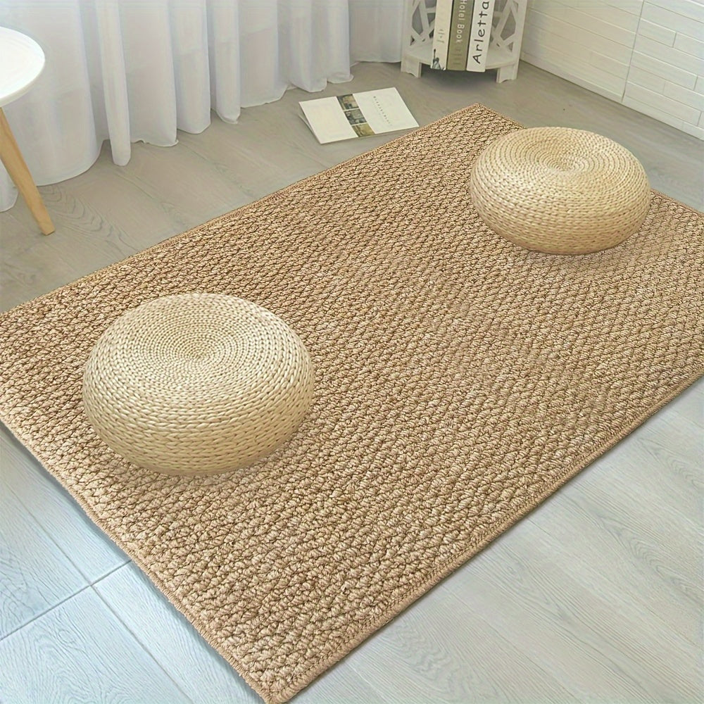 Jute-Style Entry Mat – Washable and Durable Floor Mat for Hallways and High-Traffic Areas