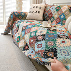 JewelLine: Sofa Cover in Boho Mosaic Style with Vibrant Colors & Versatile Use – for Sofa & Living Room