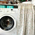 Cabinet Grace: Floral Pattern Curtains – Elegant Café Curtains for Kitchen Windows & Café Décor