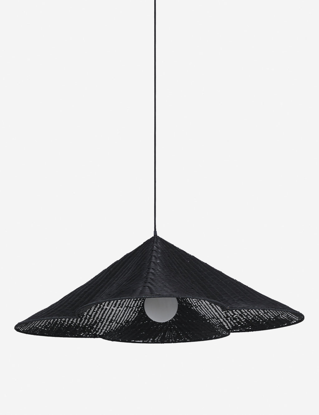 Kairo Pendant Light | Woven Wicker Design, Modern Silhouette