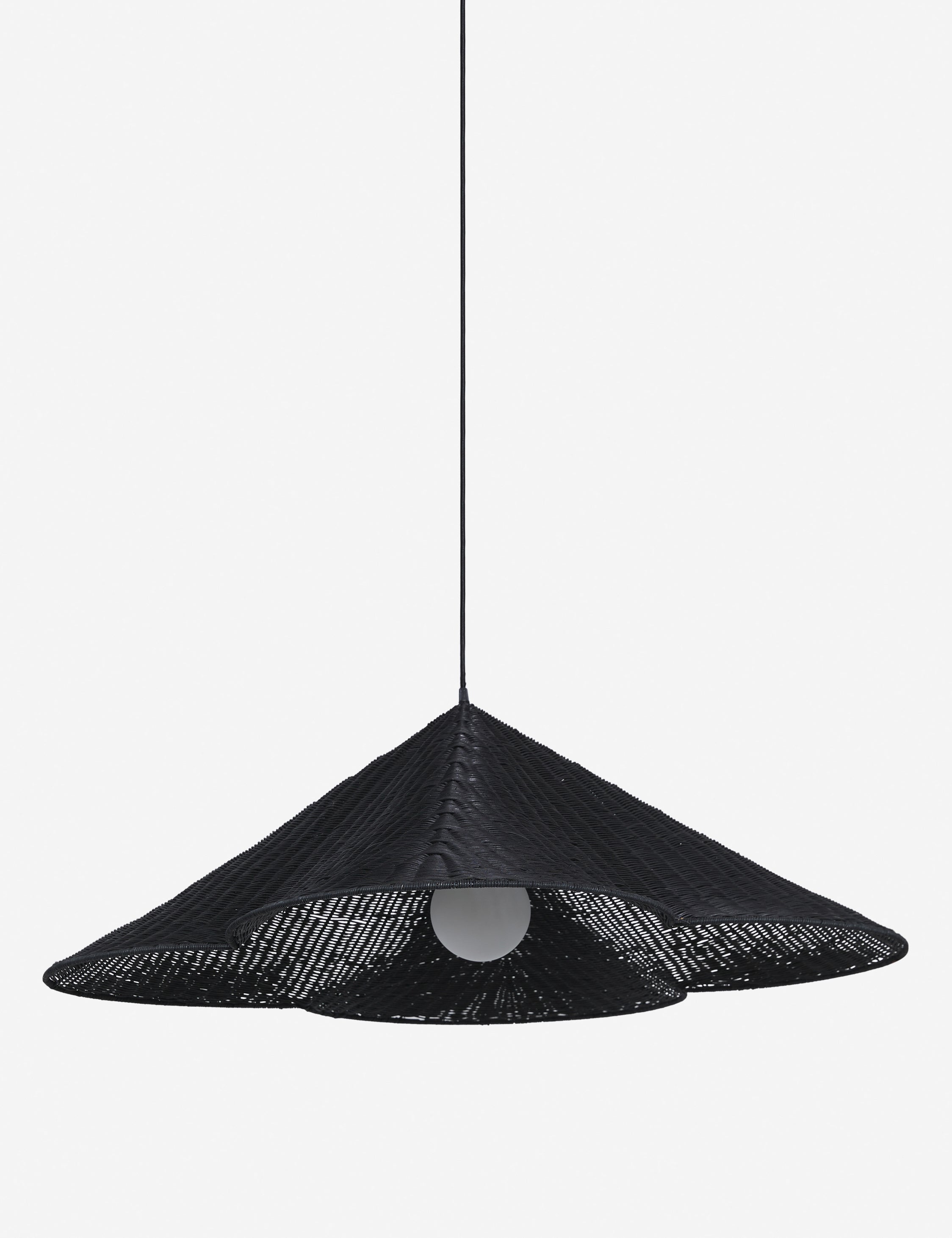 Kairo Pendant Light | Woven Wicker Design, Modern Silhouette