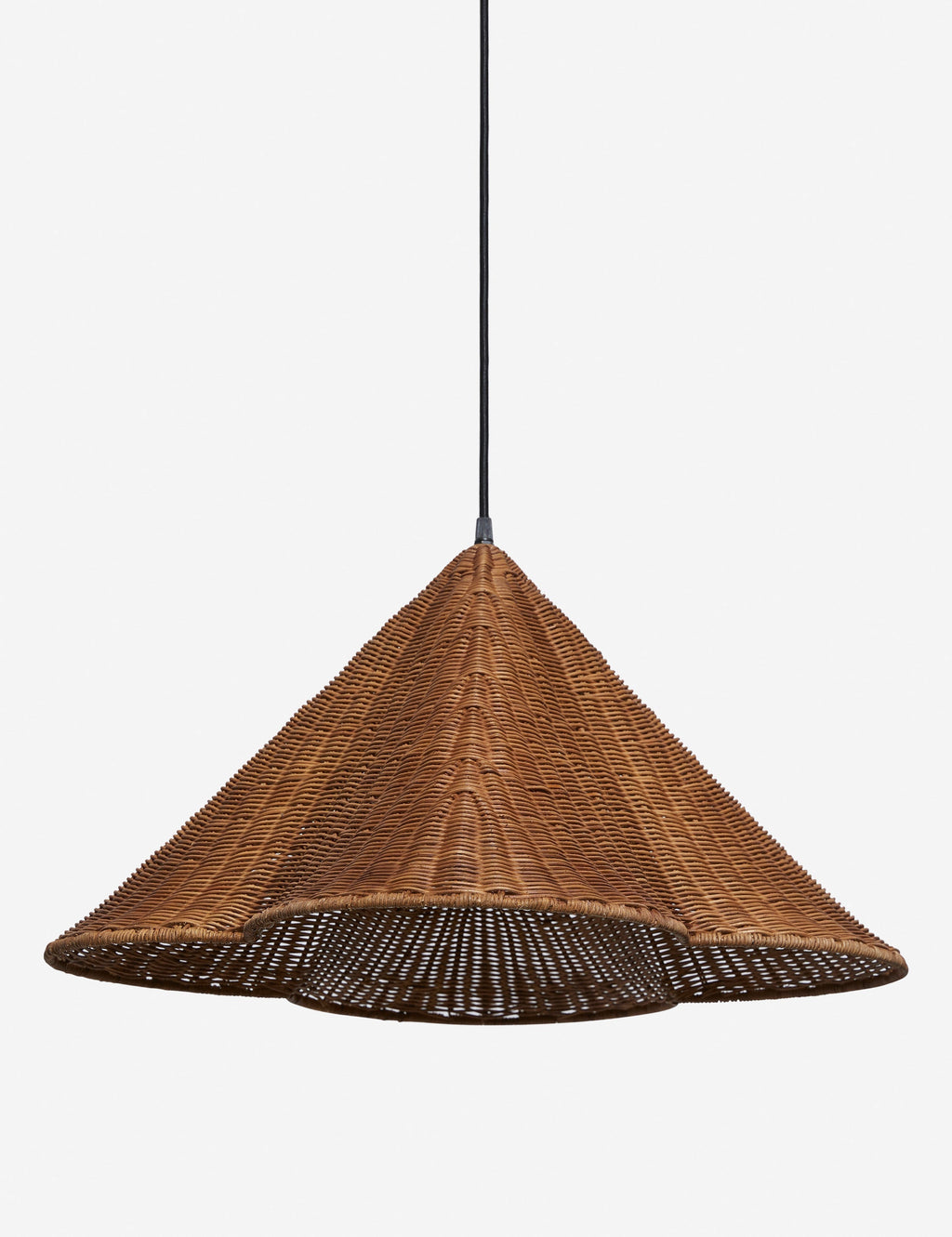Kairo Pendant Light | Woven Wicker Design, Modern Silhouette