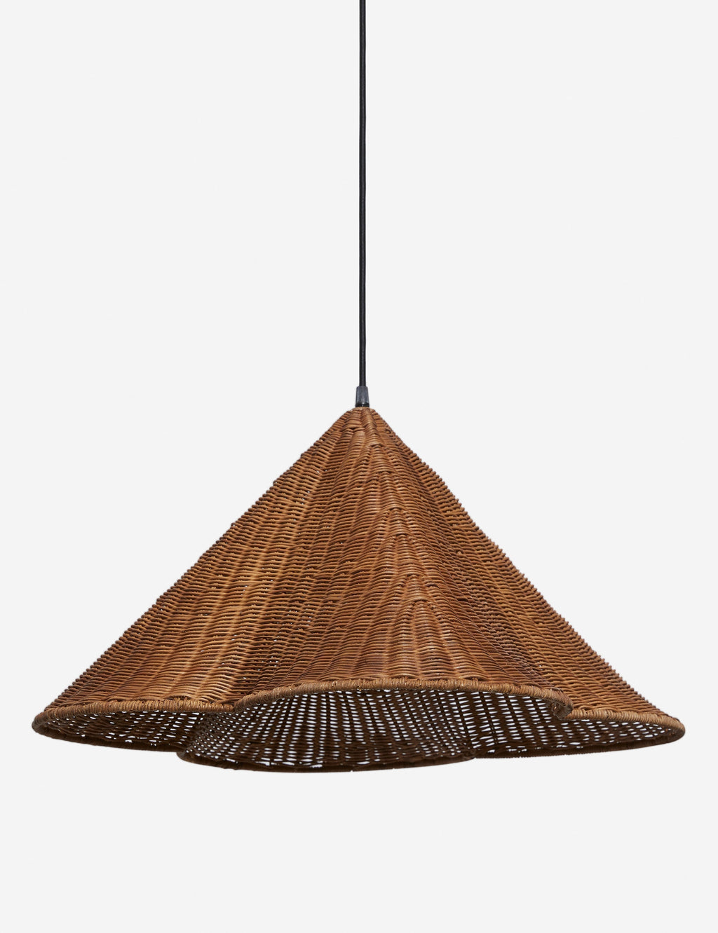 Kairo Pendant Light | Woven Wicker Design, Modern Silhouette