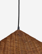 Kairo Pendant Light | Woven Wicker Design, Modern Silhouette